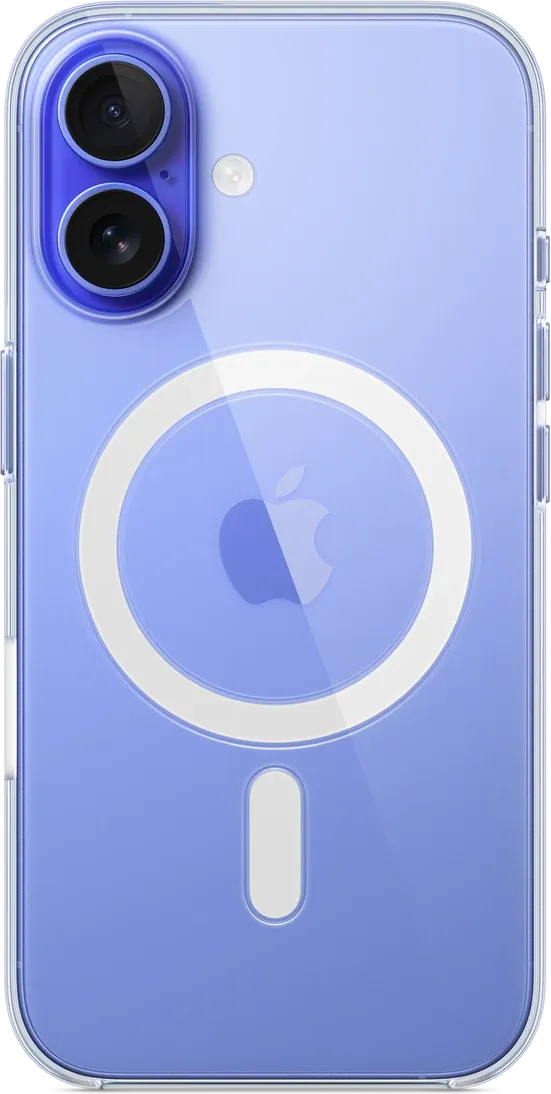 iPhone 16 için MagSafe özellikli Şeffaf Kılıf