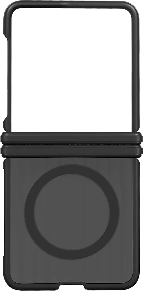 Galaxy Z Flip8 Dayanıklı Magnet Kılıf - Siyah