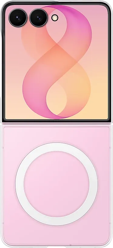 Galaxy Z Flip8 Şeffaf Magnet Kılıf