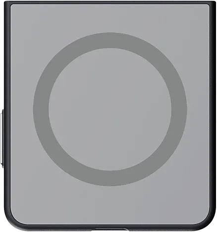 Galaxy Z Flip8 Aynalı Magnet Kılıf - Gümüş