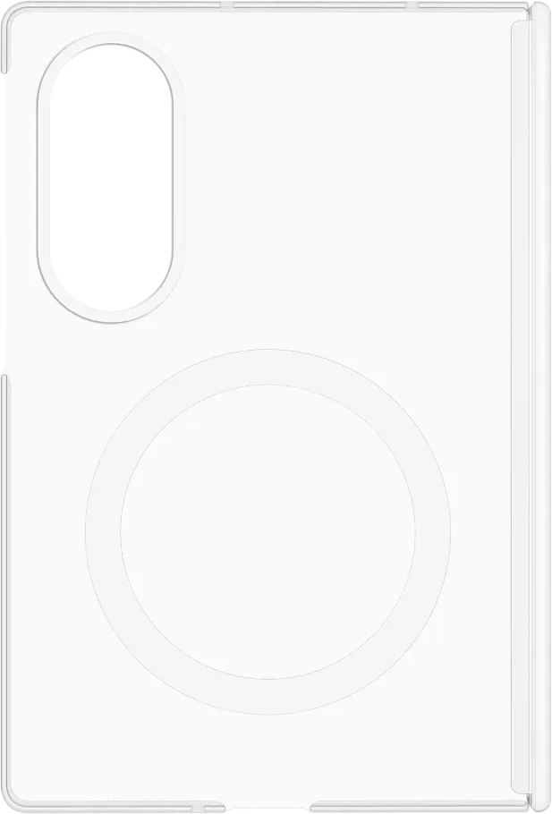 Galaxy Z Fold8 Kenar Korumalı Magnet Kılıf - Şeffaf